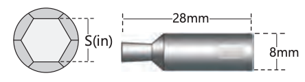 BROCHA HEXAGONAL RBT-2110-06.09H GNSW